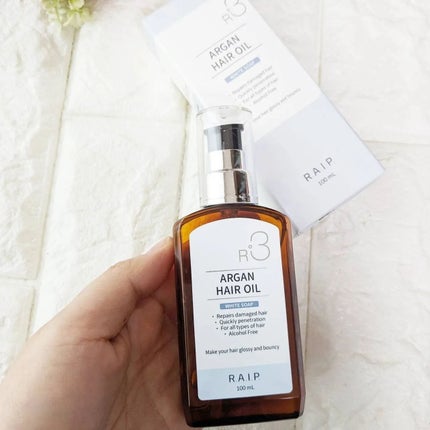 ライプ R3 アルガン ヘアオイル/RAIP/ヘアオイルを使ったクチコミ(6枚目)