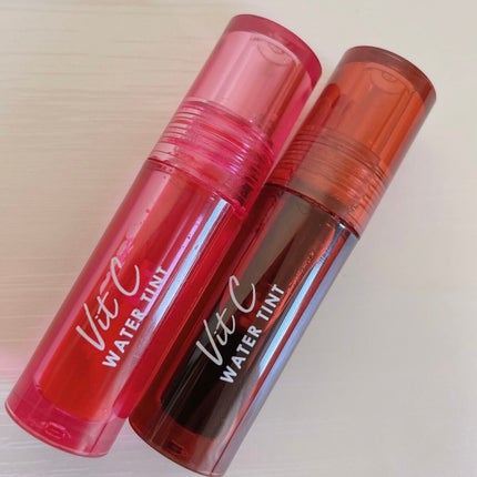 Vit C ウォーターティント 07 Almond/CathyDoll/リップティントを使ったクチコミ(1枚目)