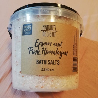 Epsom & Pink Himalayan Bath Salt/Natures Delight/入浴剤を使ったクチコミ（1枚目）