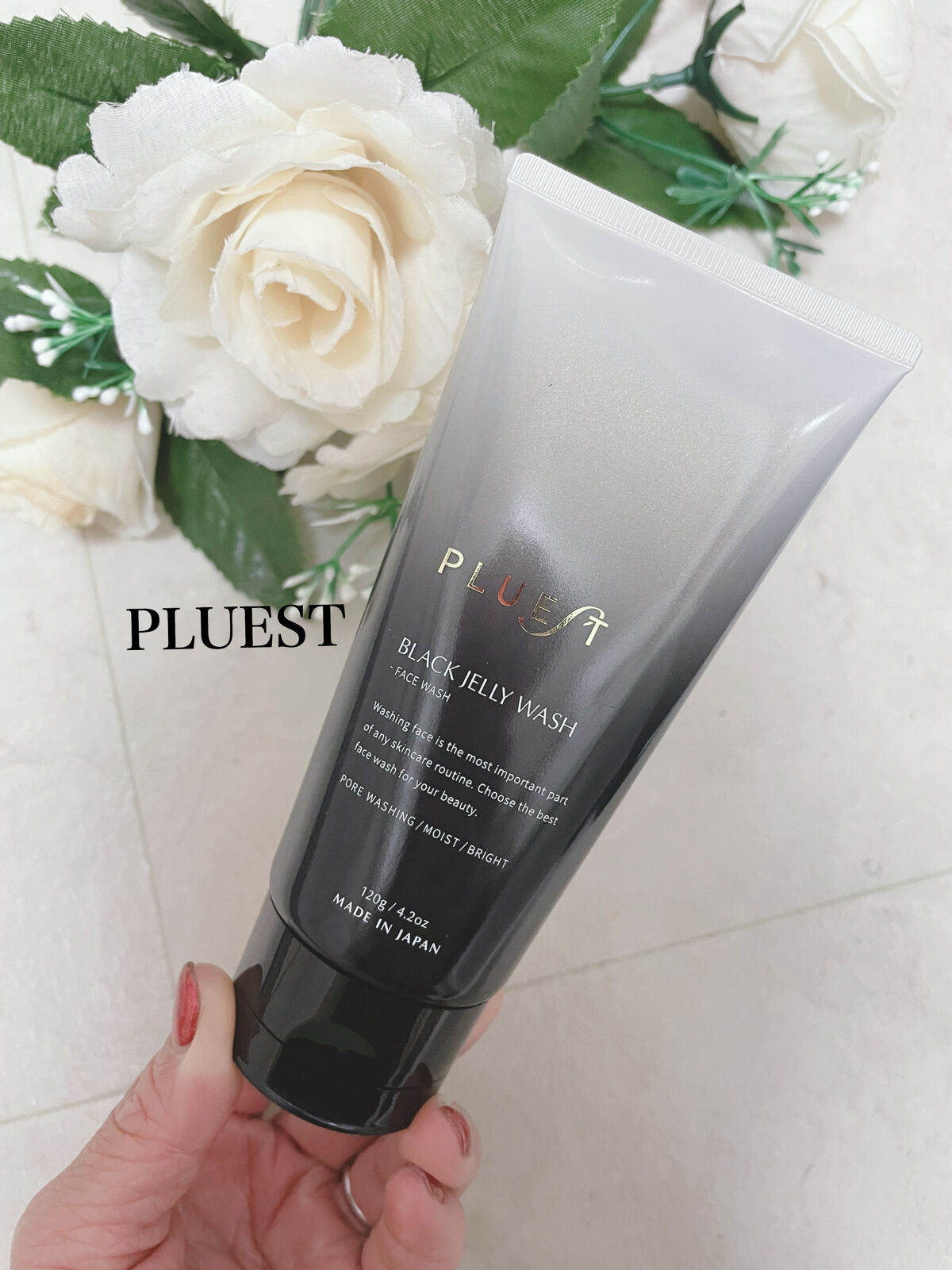 BLACK JELLY WASH（ブラックジェリーウォッシュ）/PLUEST/その他洗顔料を使ったクチコミ（2枚目）