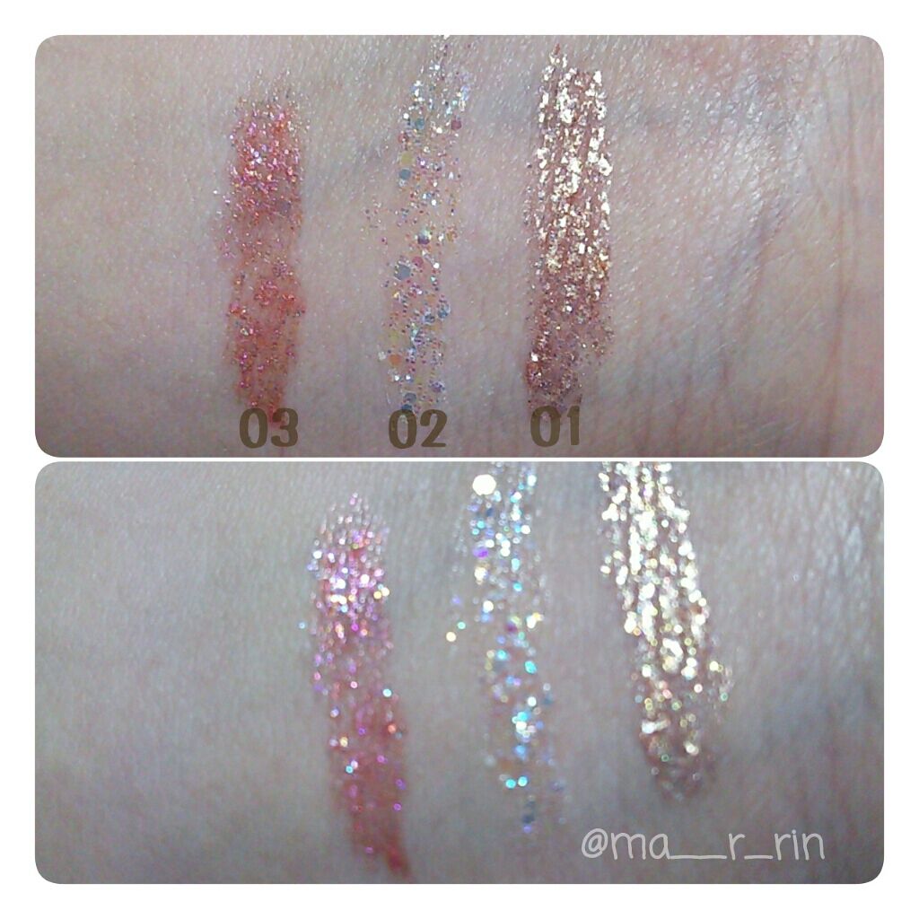 グリッターライナー/b idol/グリッターを使ったクチコミ（2枚目）