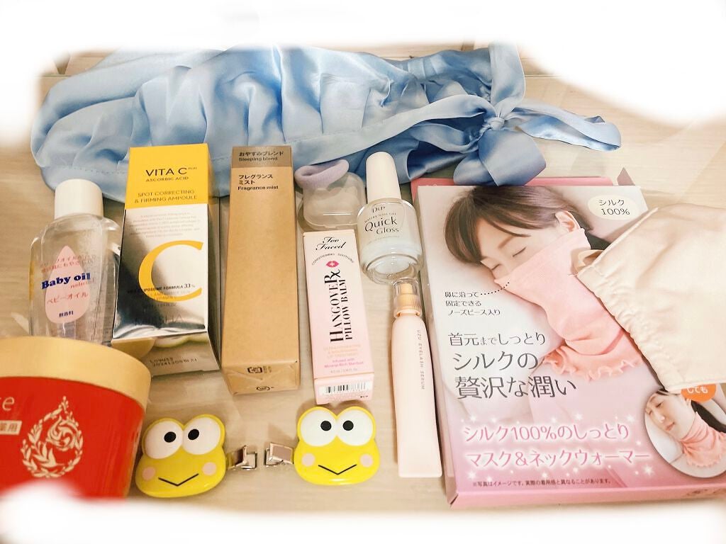 マスクにもなるシルクネックウォーマー/プロイデア/マスクを使ったクチコミ(1枚目)