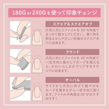 Mimits ネイルファイル2本セット【MNG-31／MNG-32】/ビー・エヌ/ネイル用品を使ったクチコミ（6枚目）