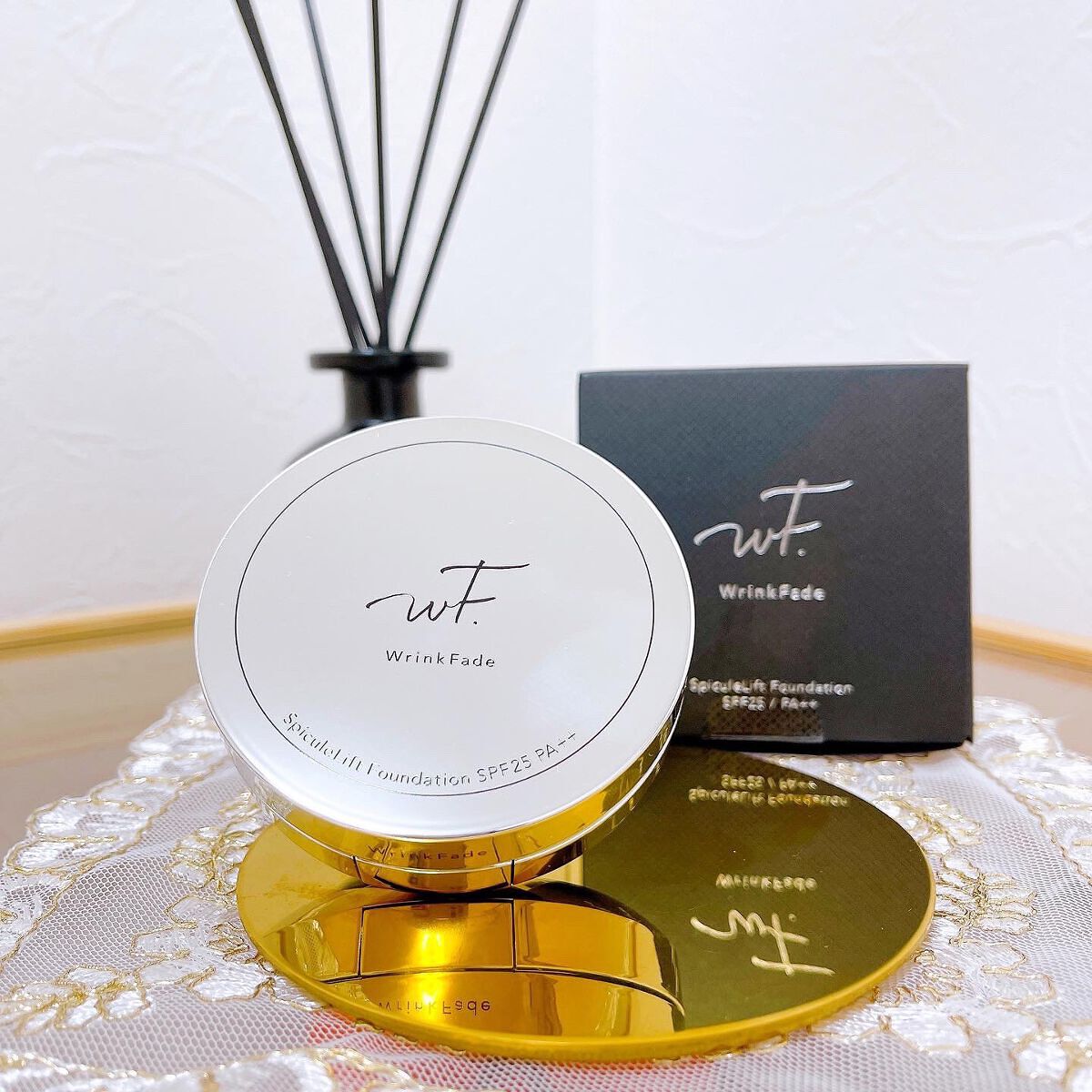 スピキュールリフト ファンデーション ナチュラルオークル /WrinkFade/その他ファンデーションを使ったクチコミ(2枚目)