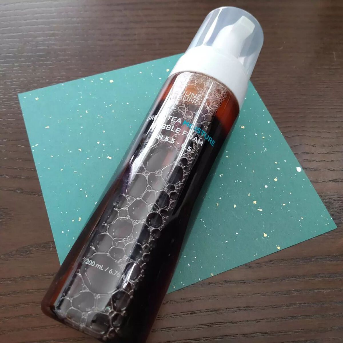 グリーンティーモイスチャーバブルフォーム/ラウンドアラウンド/泡洗顔を使ったクチコミ（2枚目）