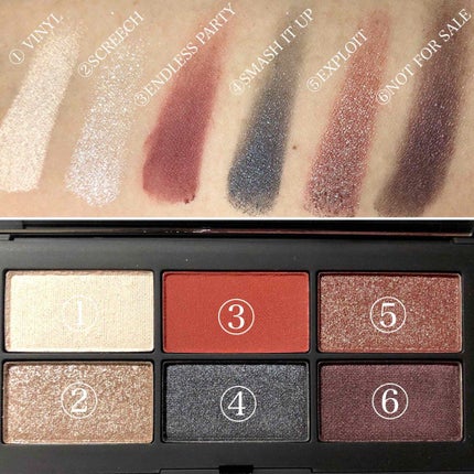 プロヴォカチュア アイシャドーパレット/NARS/アイシャドウパレットを使ったクチコミ(1枚目)