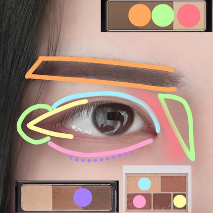 パーフェクトマルチアイズ/キャンメイク/アイシャドウパレットを使ったクチコミ(2枚目)