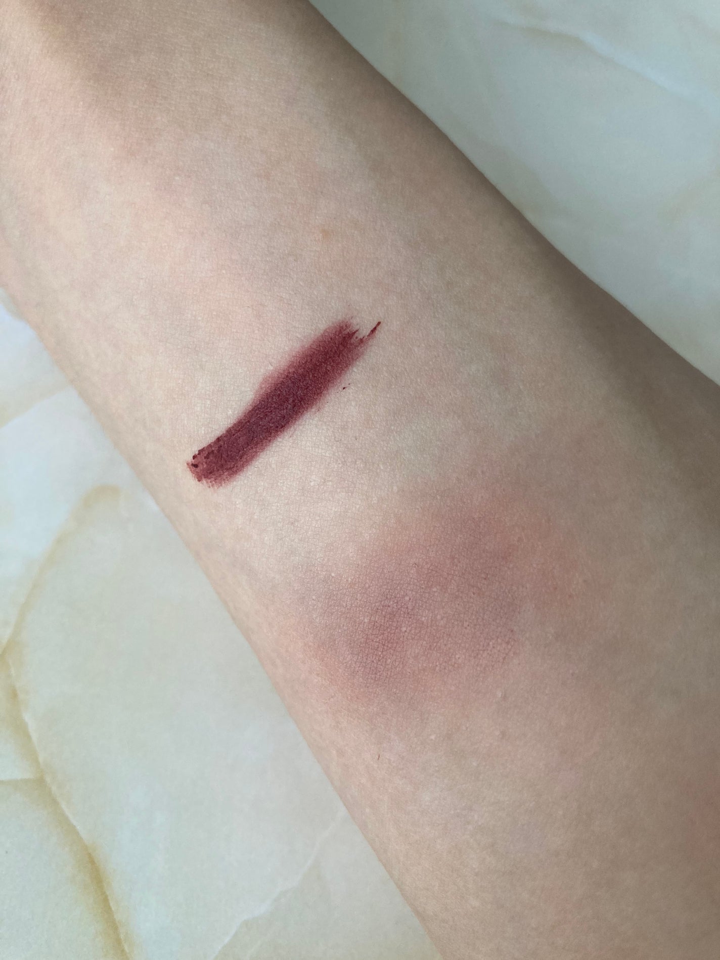 スーパーマットリップ&チークマッド/INTO U/口紅を使ったクチコミ(2枚目)