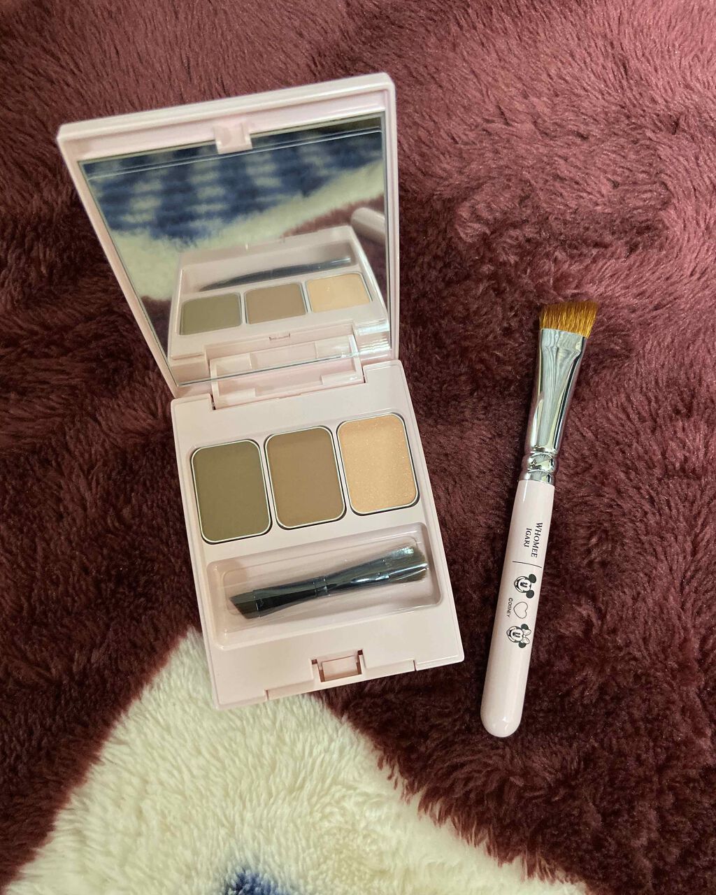 フーミー アイブロウブラシ 熊野筆/WHOMEE/メイクブラシを使ったクチコミ(1枚目)