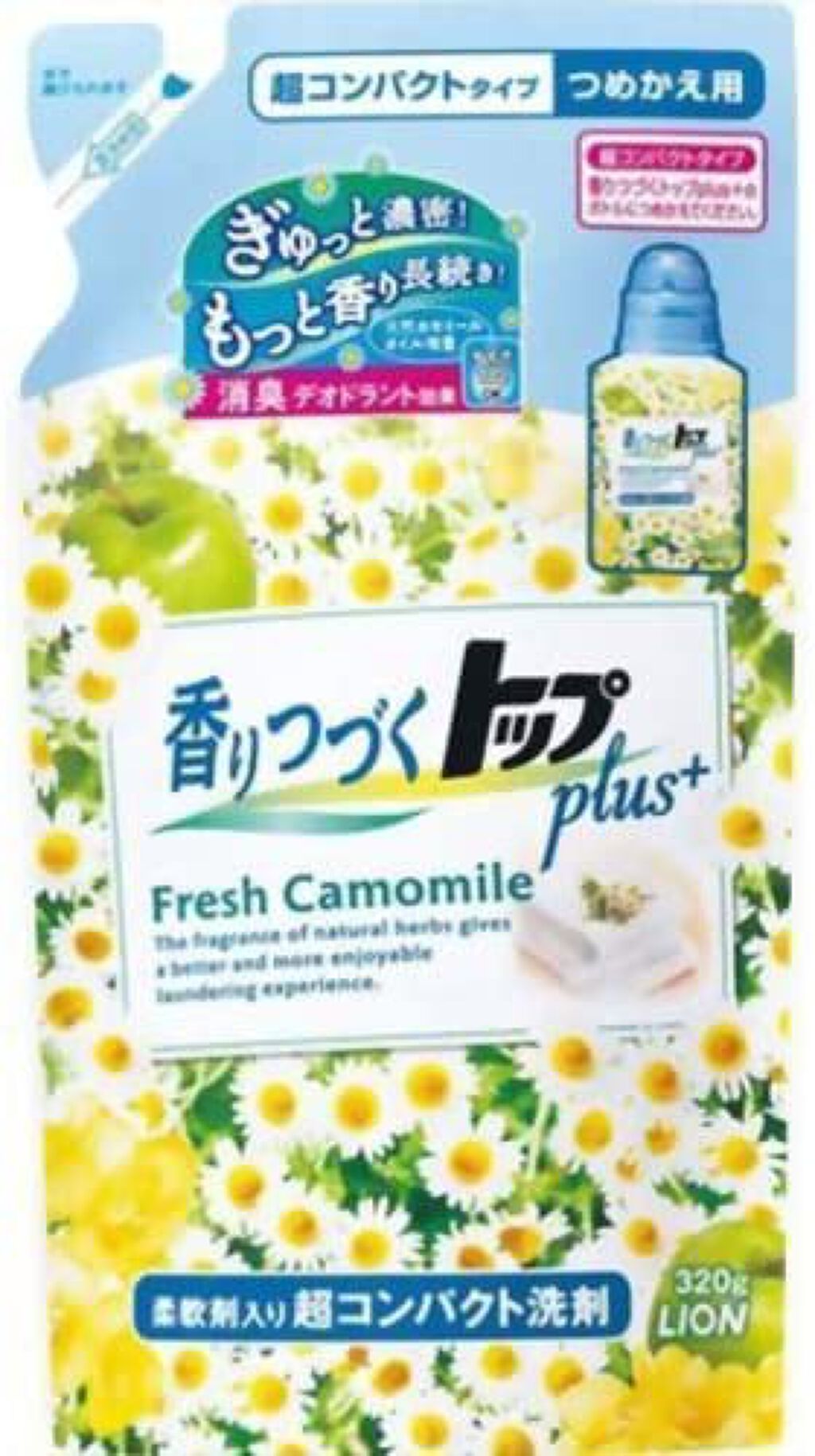 香りつづくトップ plus(プラス) フレッシュカモミール 320g