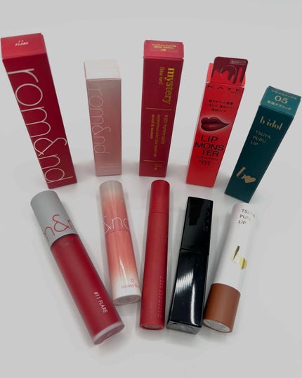 ゼロベルベットティント/rom&nd/リップティントを使ったクチコミ(10枚目)