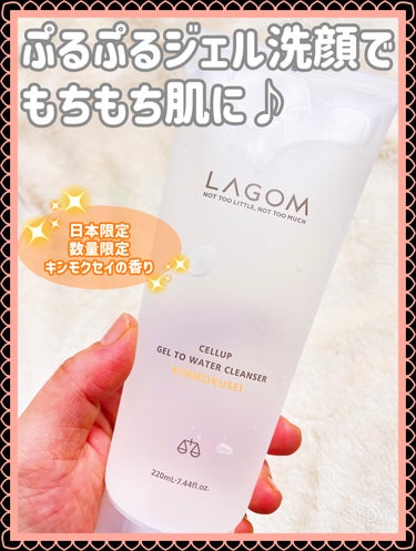 ラゴム ジェルトゥウォーター クレンザー(朝用洗顔)/LAGOM /洗顔フォームを使ったクチコミ（1枚目）