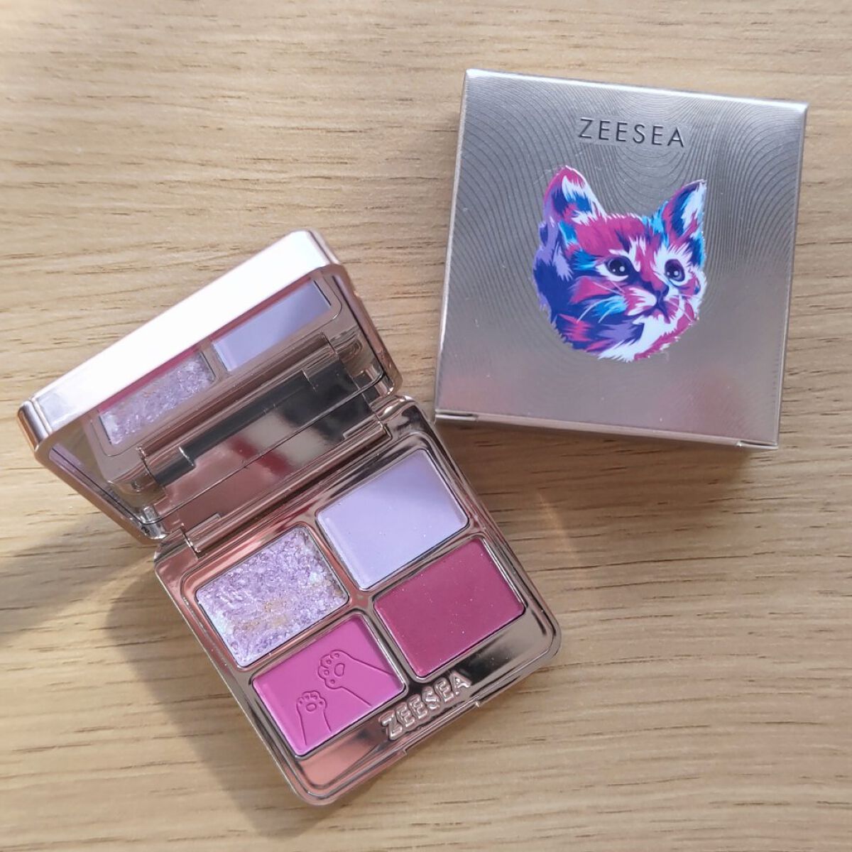 アニマルアイシャドウ(4シェード)/ZEESEA/アイシャドウパレットを使ったクチコミ（2枚目）
