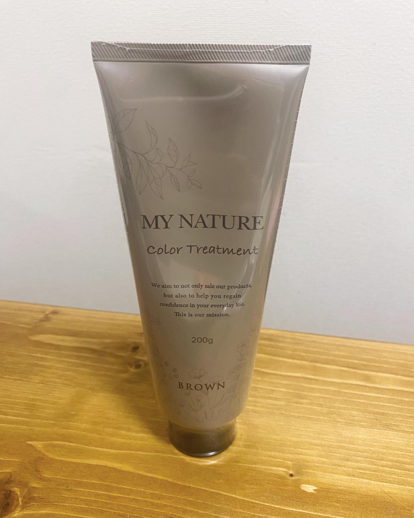 オールインワン カラートリートメント/マイナチュレ/ヘアカラーを使ったクチコミ(1枚目)