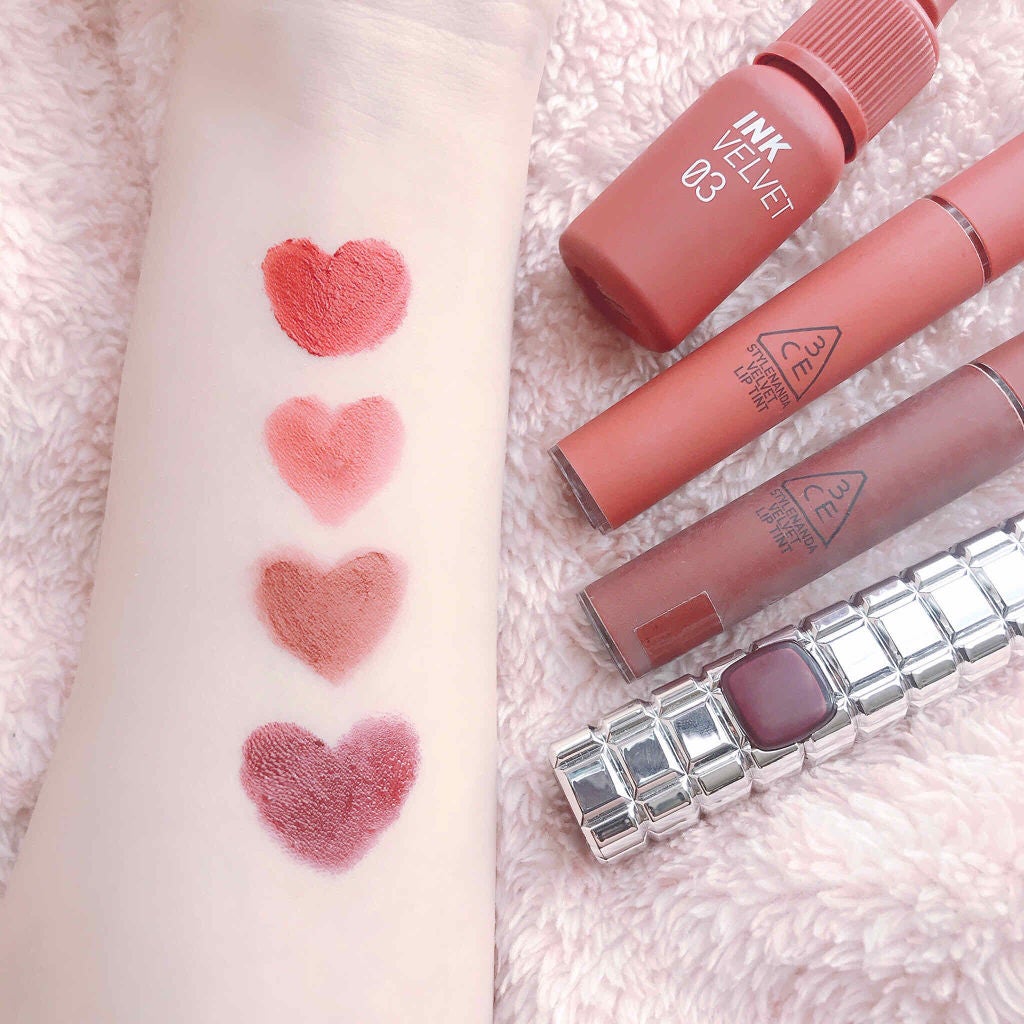 インク ベルベット/PERIPERA/口紅を使ったクチコミ(4枚目)