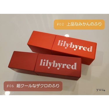 ムードライアー ベルベットティント/lilybyred/口紅を使ったクチコミ（3枚目）