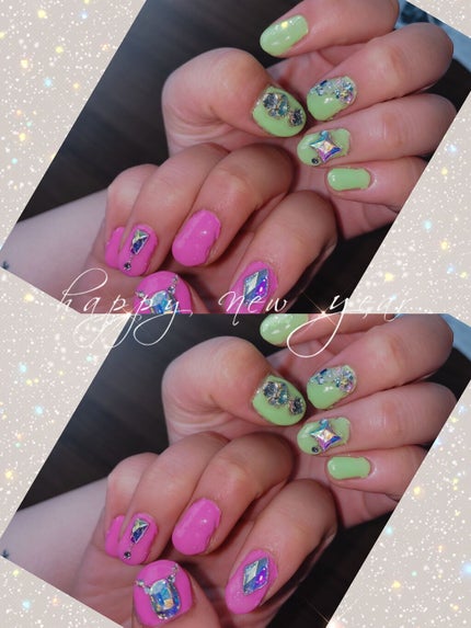 ジェルネイル(ライト対応)/セリア/ジェルネイルを使ったクチコミ(1枚目)