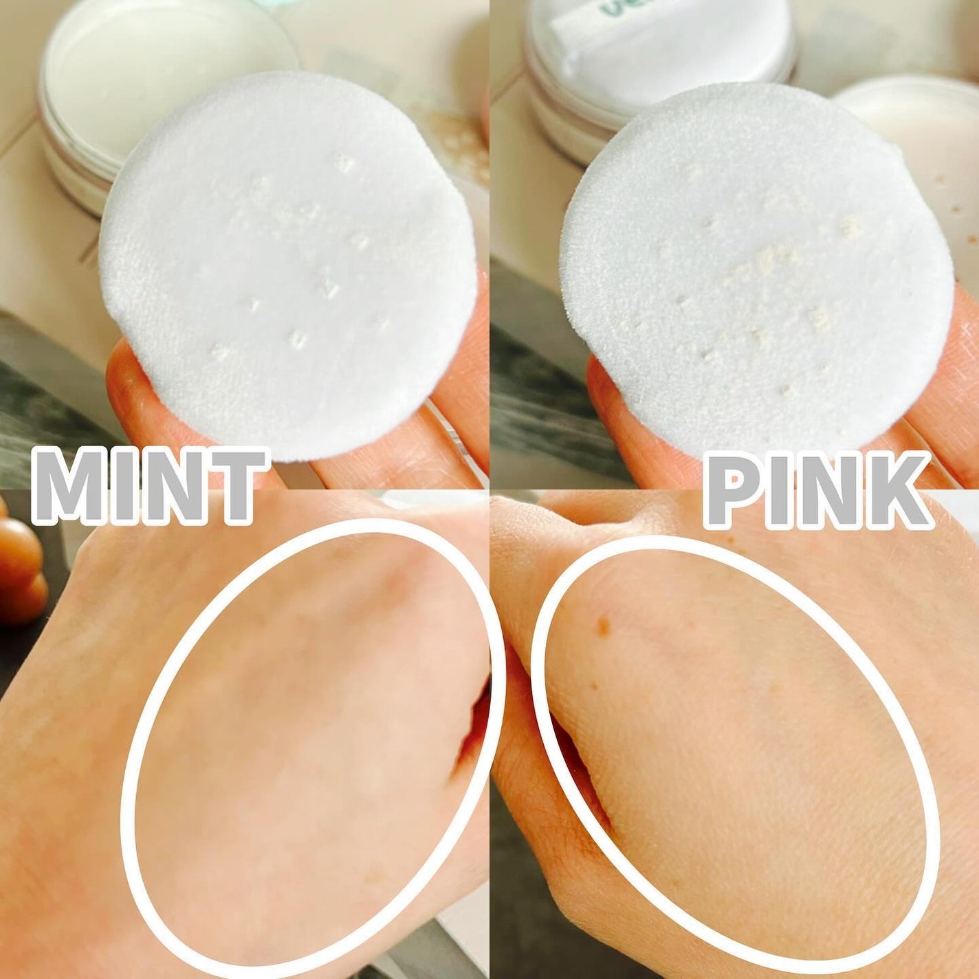 おかめちゃん* on LIPS 「VERTTYベルティーノーセバム ミント ブラーパウダーモイス..」(5枚目)