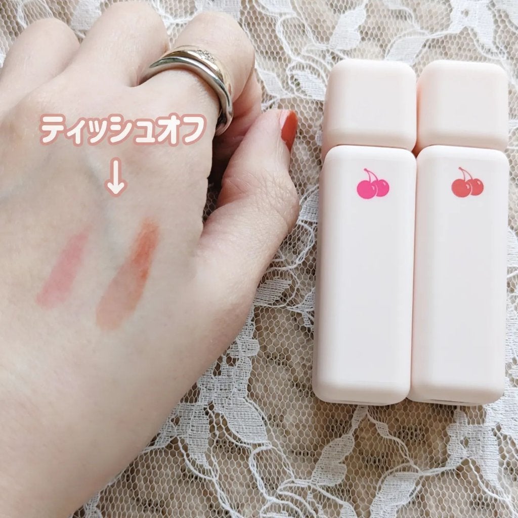 チューインガムベルベットティント/KIRSH(キルシー)/リップティントを使ったクチコミ(4枚目)