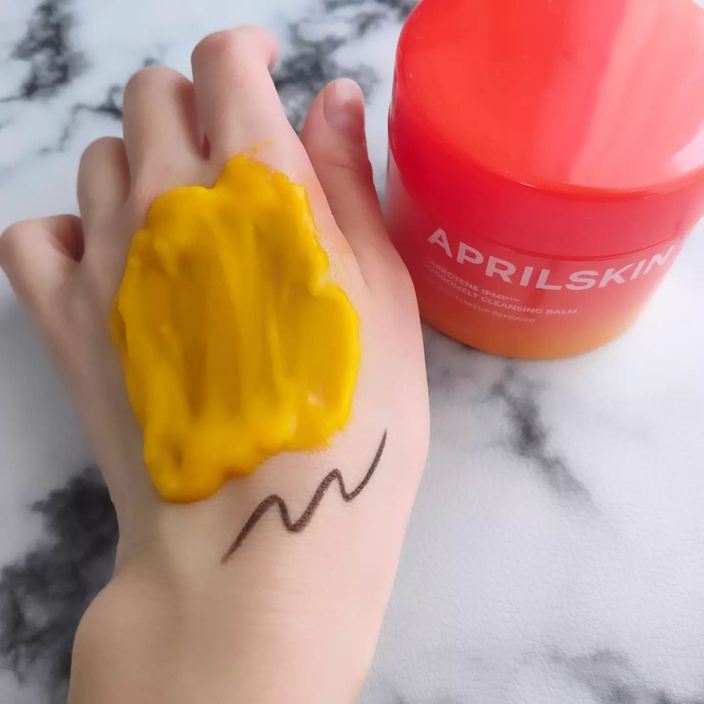 カロテンIPMP(TM) とろけるクレンジングバーム /APRILSKIN/クレンジングバームを使ったクチコミ(5枚目)