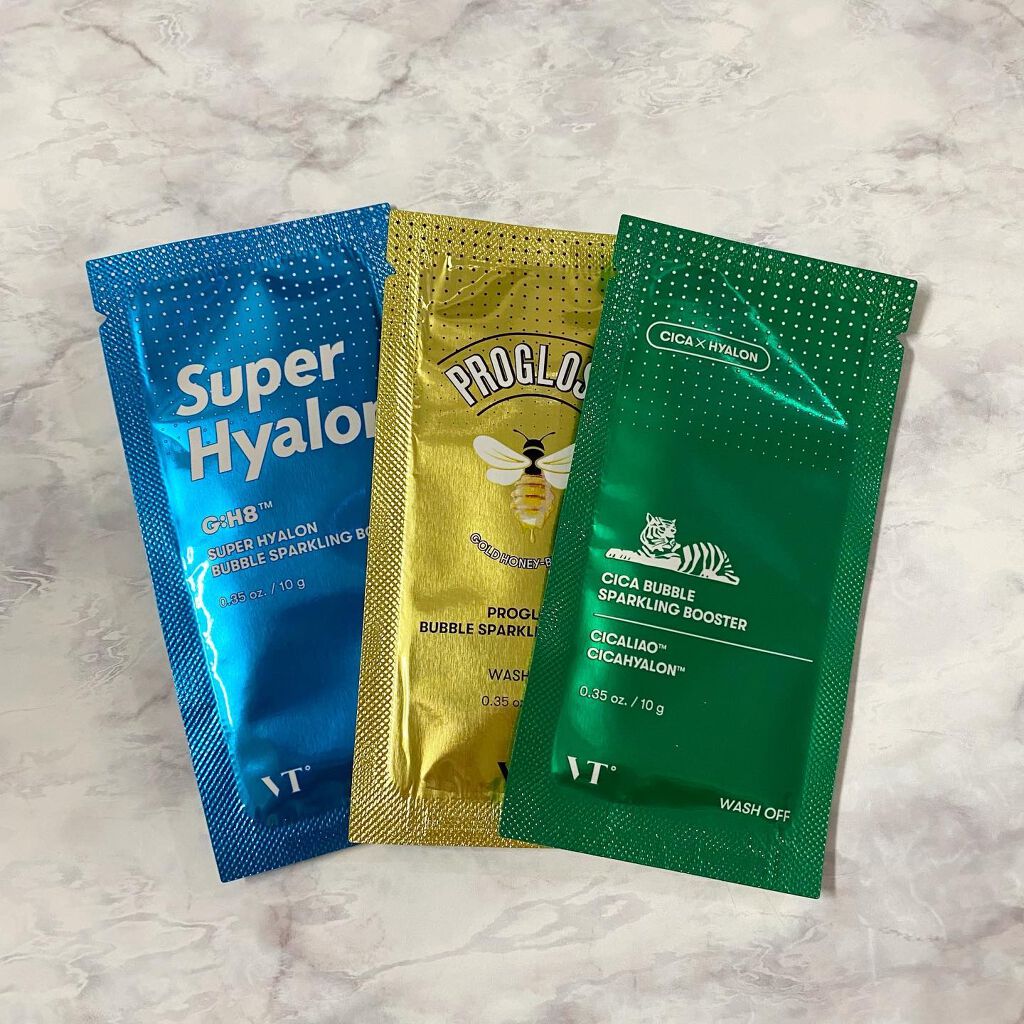 CICA バブルスパークリングブースター/VT/洗い流すパック・マスクを使ったクチコミ(1枚目)