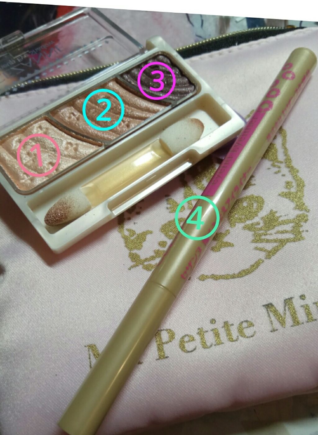 トーンアップアイシャドウ/CEZANNE/アイシャドウパレットを使ったクチコミ（2枚目）