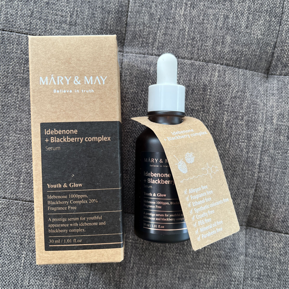 Idebenone＋Blackberry complex serum/MARY&MAY/美容液を使ったクチコミ（1枚目）