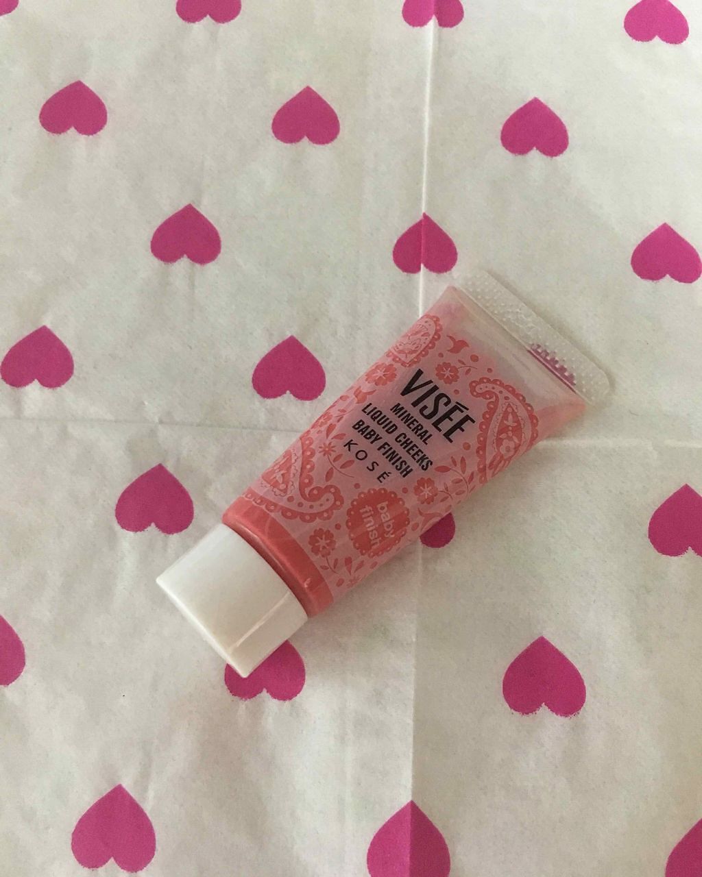 ミネラル リキッドチークス(ベビーフィニッシュ)/Visée/リキッドチークを使ったクチコミ（1枚目）