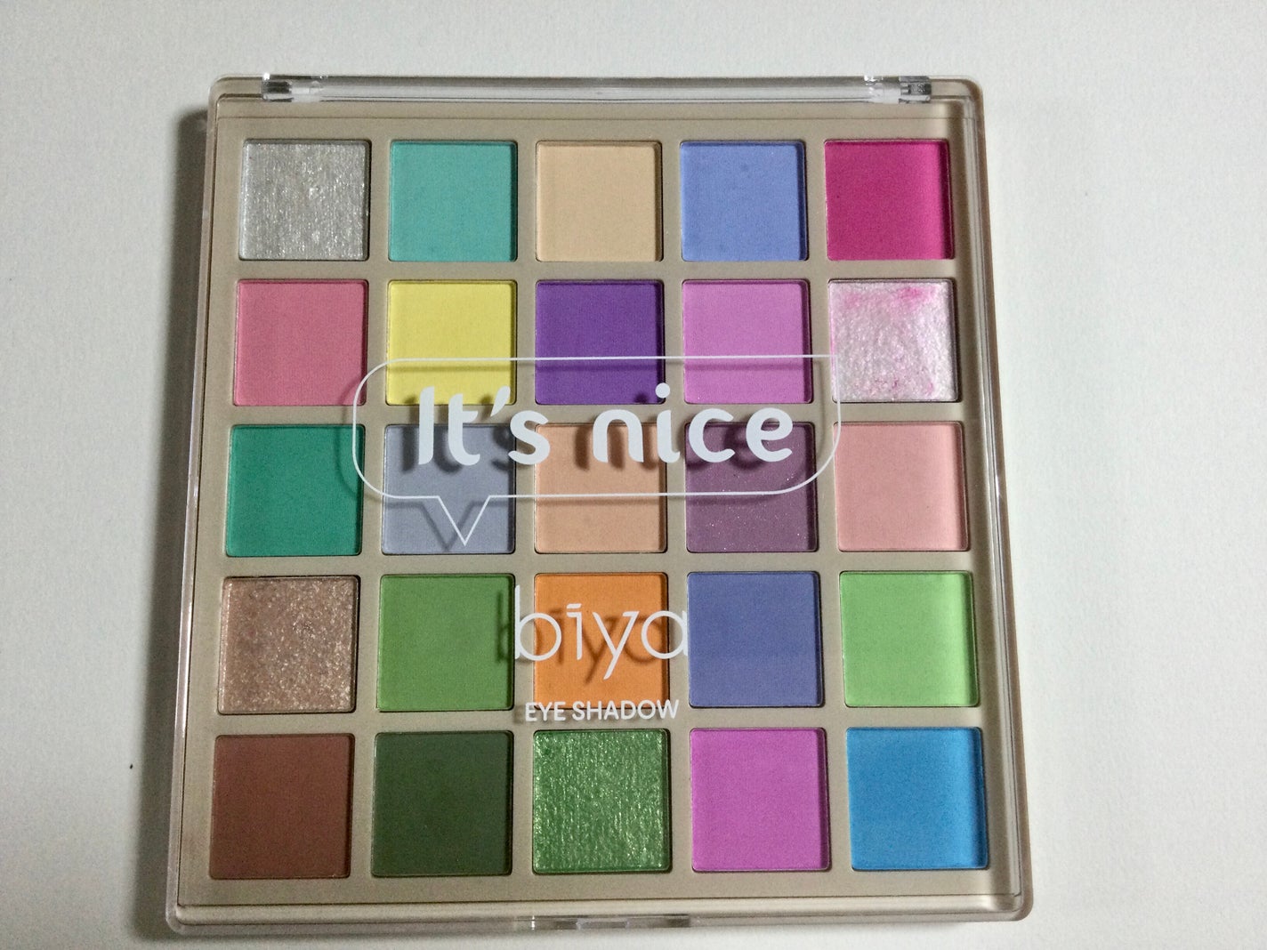 biyaアイシャドウパレット/BIYA/アイシャドウパレットを使ったクチコミ(1枚目)