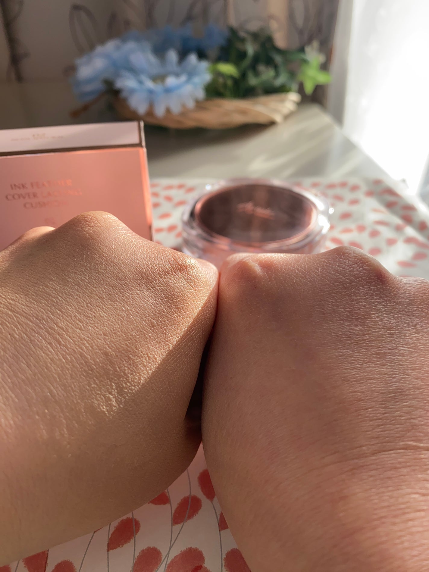 アリウル インクフェザーカバーラスティングクッション/Ariul/クッションファンデーションを使ったクチコミ(2枚目)