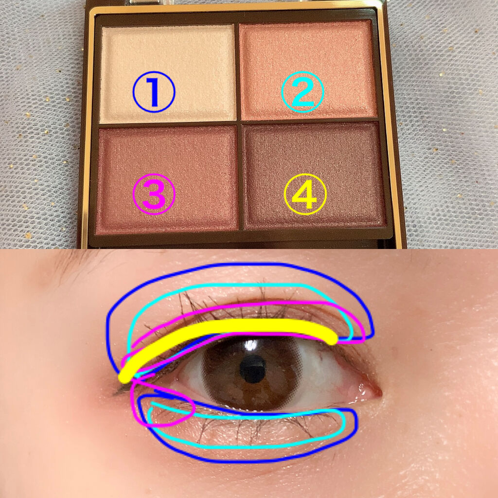 スキニーリッチシャドウ/excel/アイシャドウパレットを使ったクチコミ（3枚目）