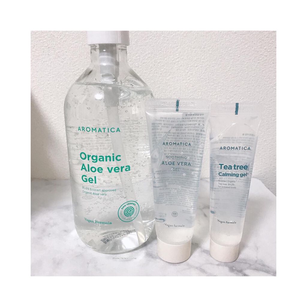 オーガニック アロエベラ ジェル/AROMATICA/その他スキンケアを使ったクチコミ(3枚目)