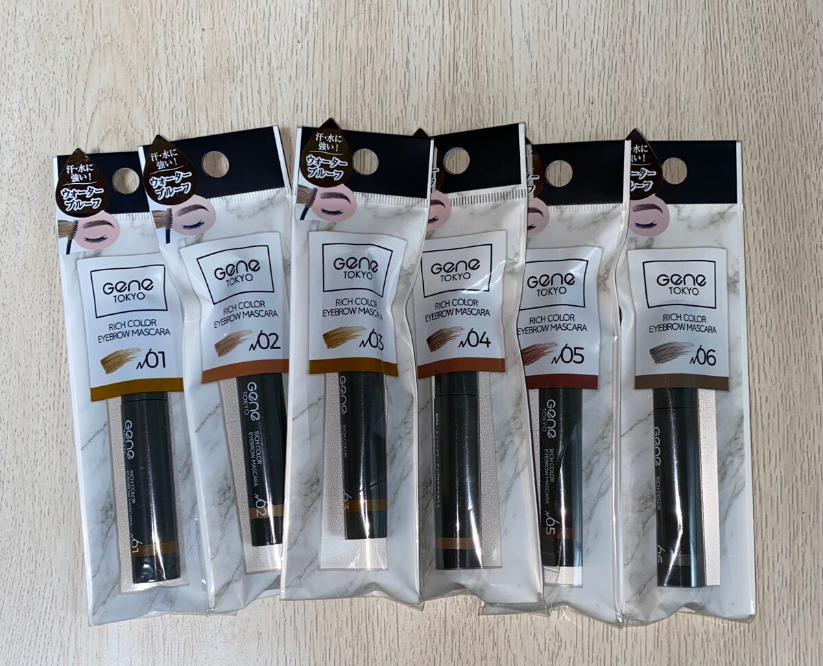リッチカラー アイブロウマスカラ/GENE TOKYO/眉マスカラを使ったクチコミ(4枚目)