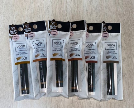 リッチカラー アイブロウマスカラ/GENE TOKYO/眉マスカラを使ったクチコミ(4枚目)