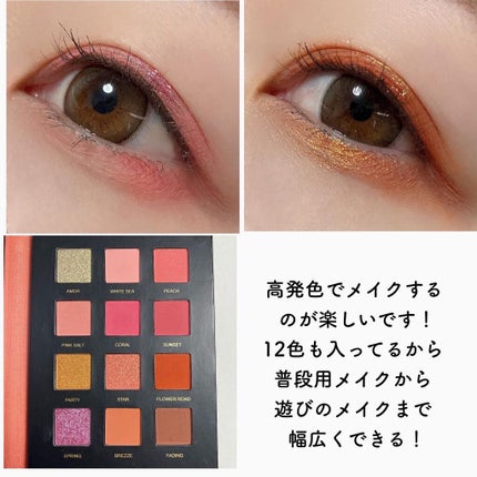 星空12色アイシャドウパレット/VCND/アイシャドウパレットを使ったクチコミ(6枚目)