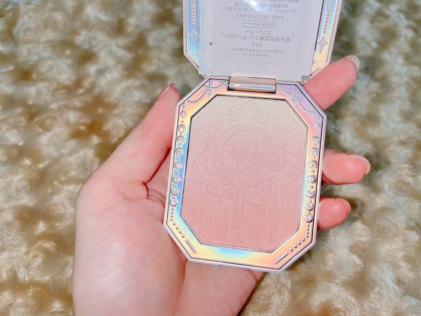 月光人魚 ジュエリーチークブラッシュ/FlowerKnows/パウダーチークを使ったクチコミ(3枚目)