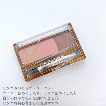 ノーズ&アイブロウパウダー/CEZANNE/パウダーアイブロウを使ったクチコミ(4枚目)