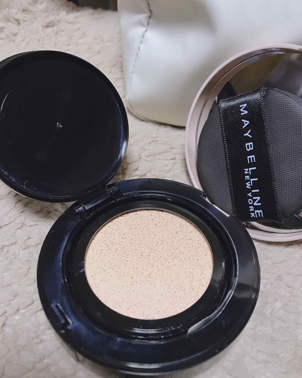 SP クッション ウルトラカバークッション BB/MAYBELLINE NEW YORK/クッションファンデーションを使ったクチコミ(2枚目)