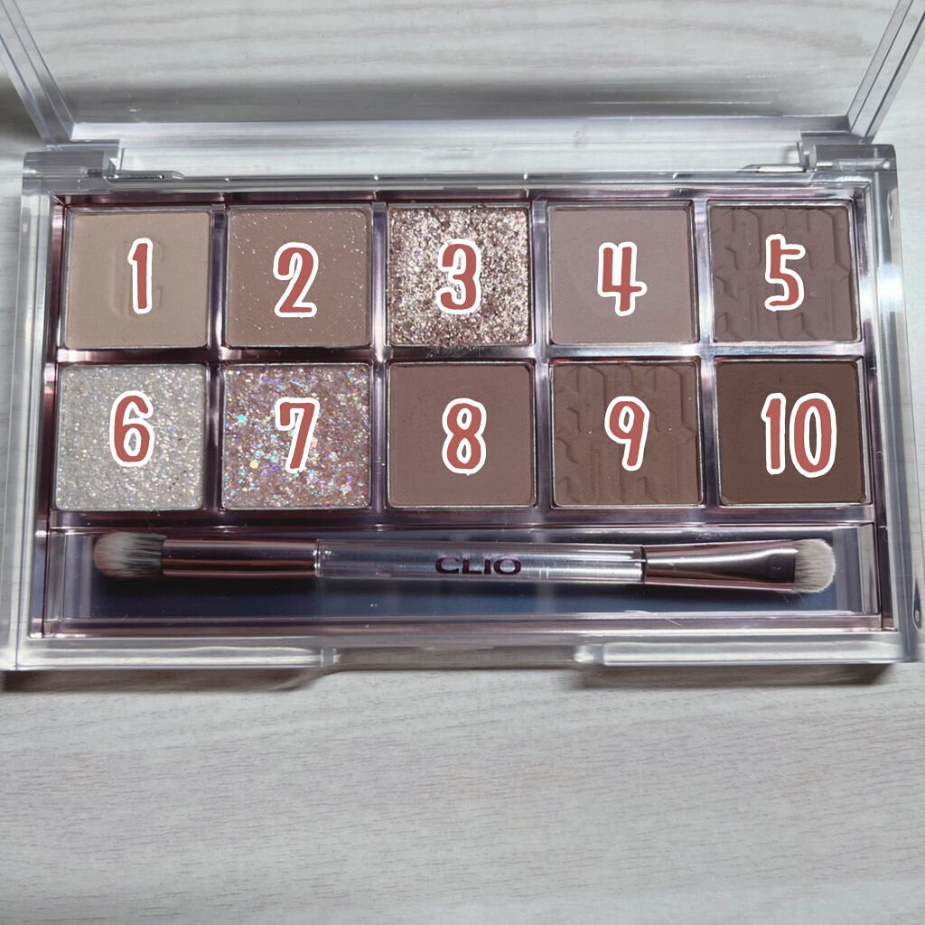 プロ アイ パレット/CLIO/アイシャドウパレットを使ったクチコミ(2枚目)