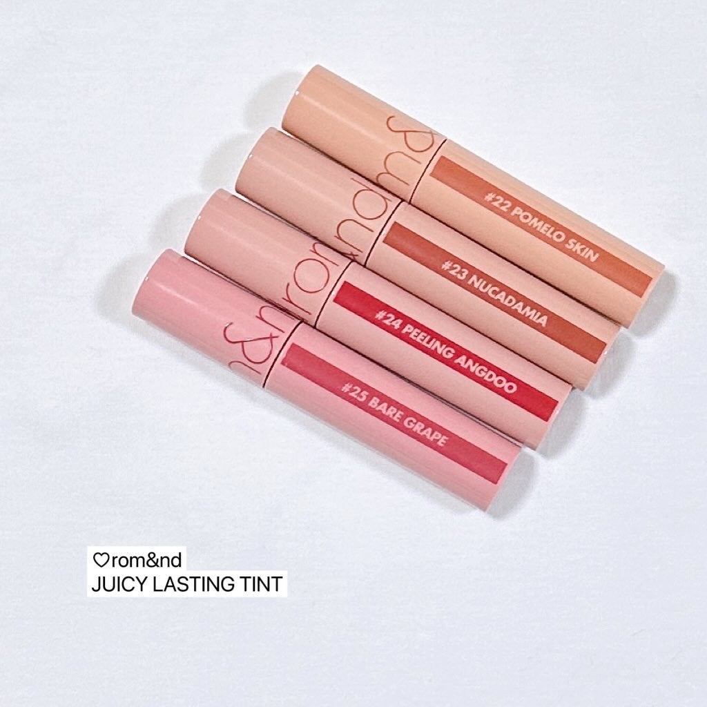 ジューシーラスティングティント/rom&nd/リップティントを使ったクチコミ(5枚目)