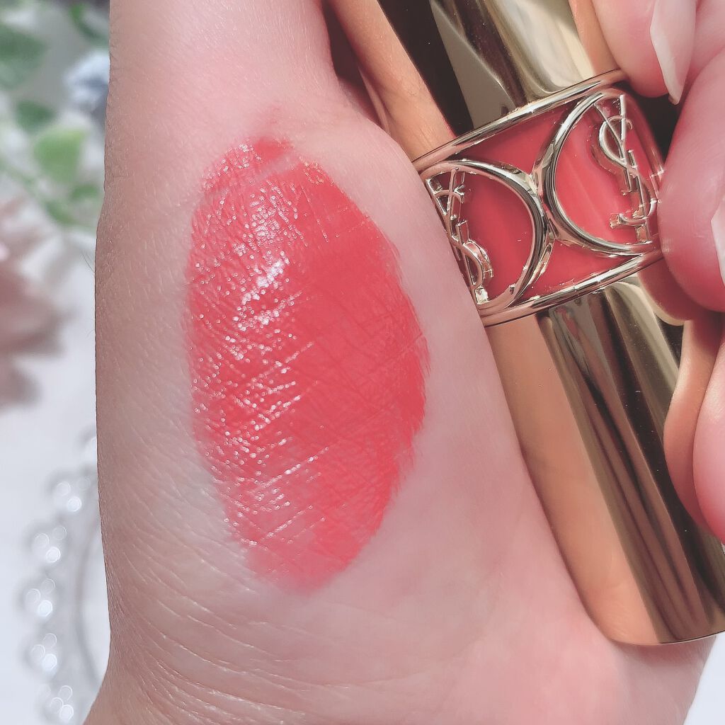 ルージュ ヴォリュプテ シャイン/YVES SAINT LAURENT BEAUTE/口紅を使ったクチコミ（3枚目）