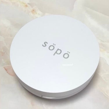 sopo クッションファンデのクチコミ「sopo クッションファンデーション
01 フェアライト ¥1980 (購入時、税込)

購入.....」（3枚目）