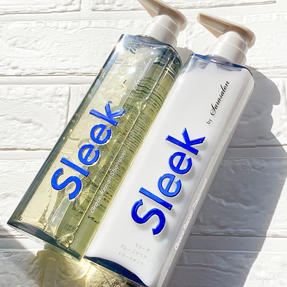 グレースリペアシャンプー／トリートメント/スリーク by サラサロン/市販シャンプーを使ったクチコミ（1枚目）