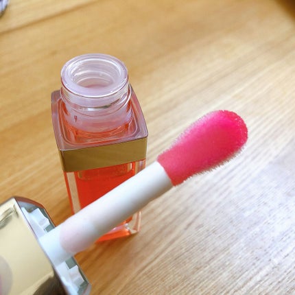 ディオール アディクト リップ グロウ オイル 004 コーラル/Dior/リップグロスを使ったクチコミ(2枚目)