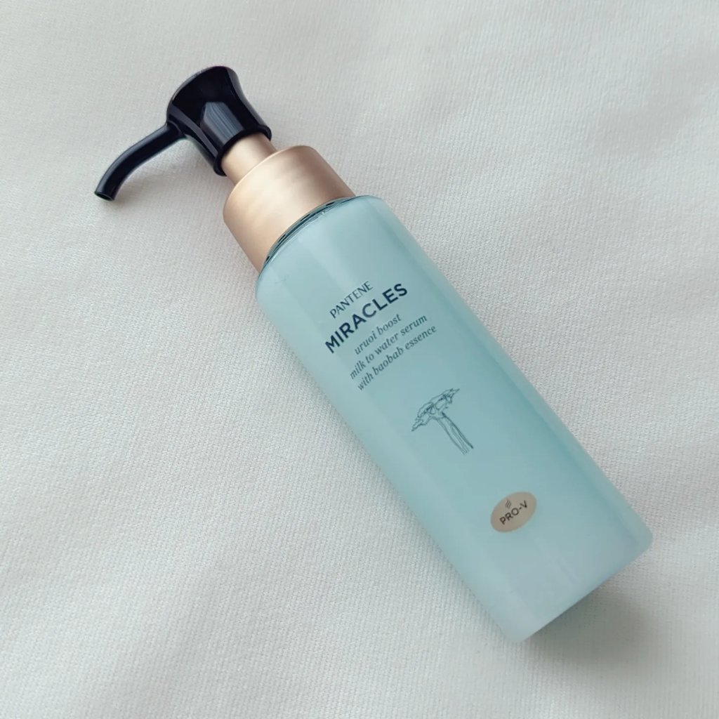 ミラクルズ うるおいブーストミルクウォーターセラム/パンテーン/アウトバストリートメントを使ったクチコミ（1枚目）