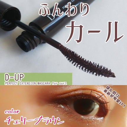 パーフェクトエクステンション マスカラ for カール/D-UP/マスカラを使ったクチコミ(1枚目)