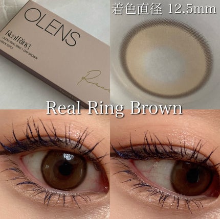 Real Ring 1day/OLENS/ワンデー(1DAY)カラコンを使ったクチコミ(4枚目)