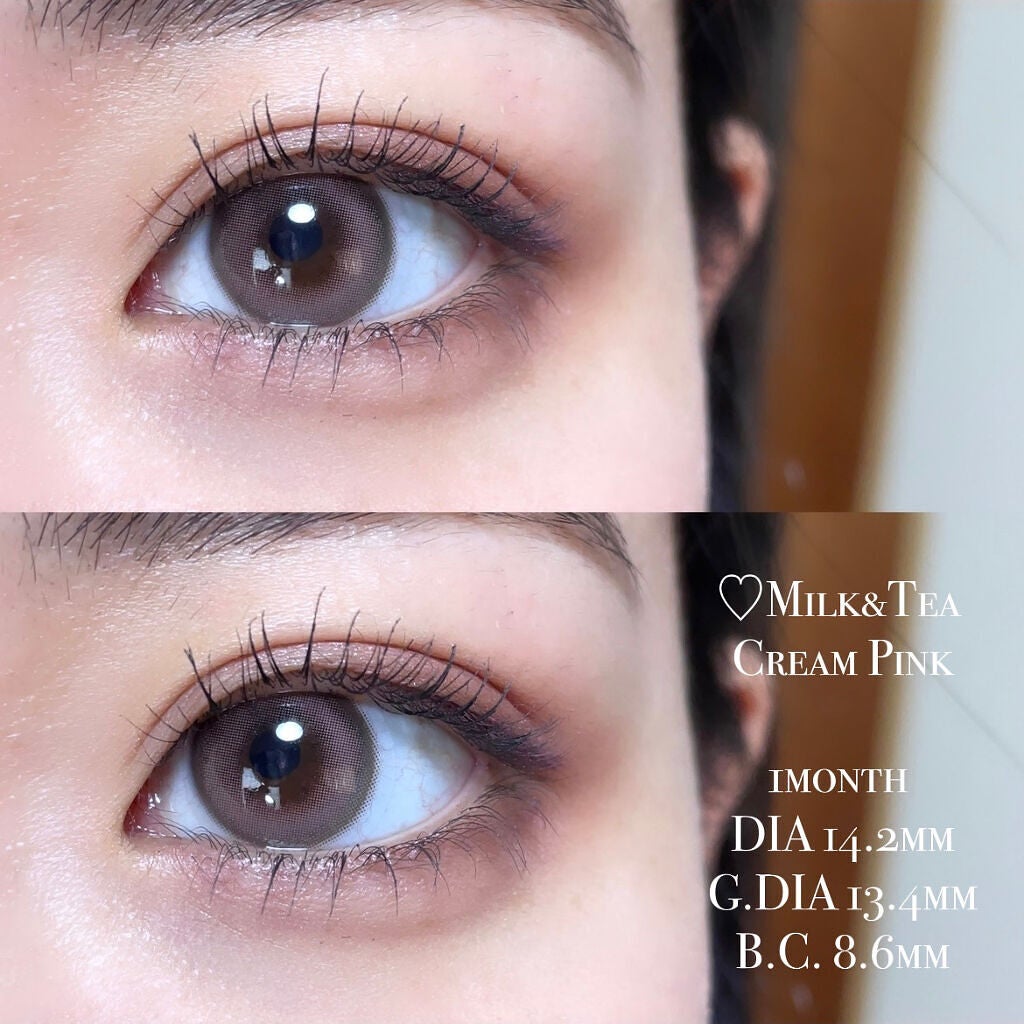 chuuLENS Milk&Tea 1day/chuu LENS/ワンデー(1DAY)カラコンを使ったクチコミ(3枚目)