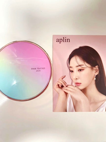 ピンクティーツリーカバークッション/APLIN/クッションファンデーションを使ったクチコミ(1枚目)
