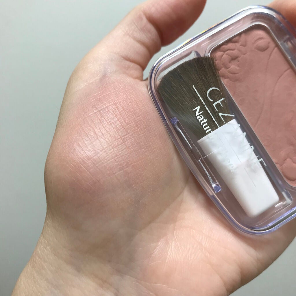 ナチュラル チークN/CEZANNE/パウダーチークを使ったクチコミ(3枚目)